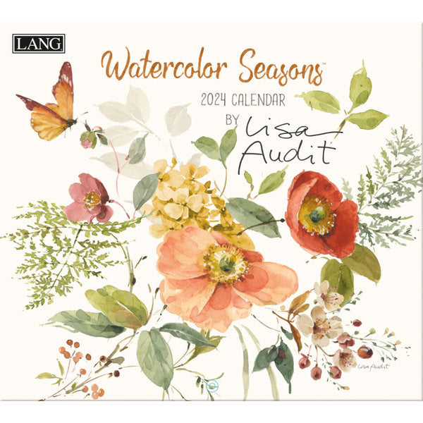 Calendrier Lang Watercolor Seasons